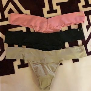 3 PINK thongs